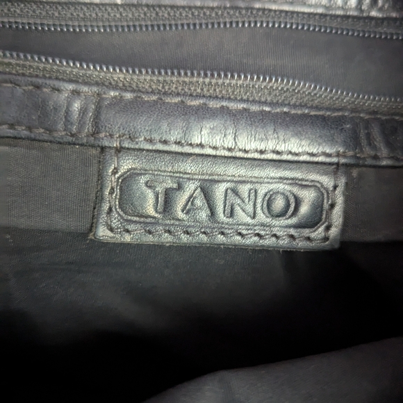 Tano Black Leather Hobo Bag - Picture 6 of 7